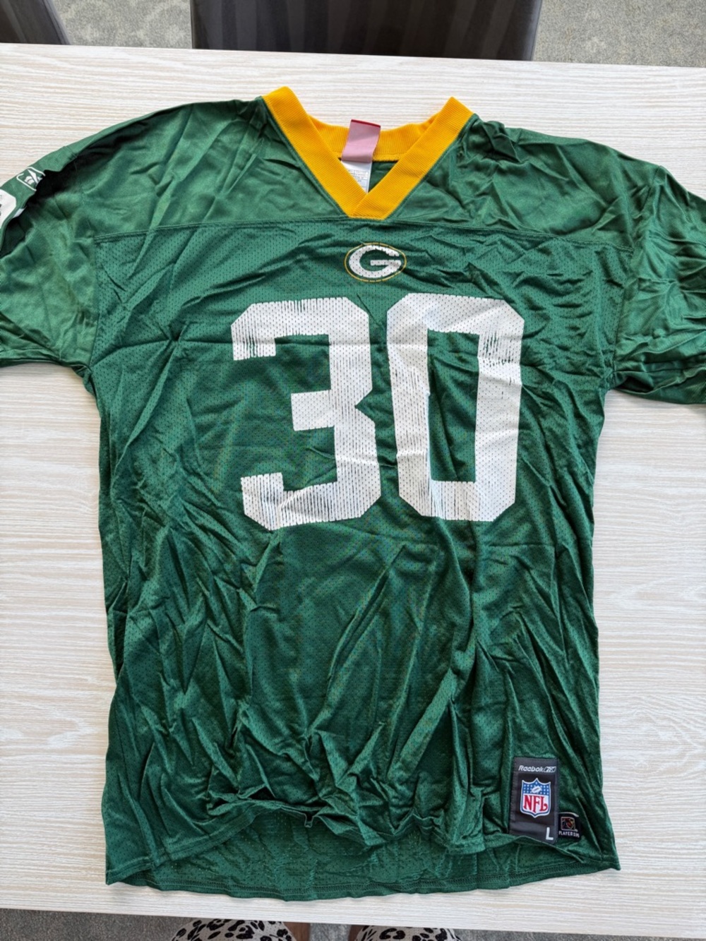 Reebok NFL Green Bay Packers Ahman Green Jersey